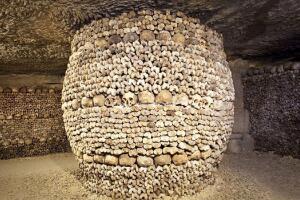 世界上埋人最多的墓穴，巴黎地下墓穴(埋葬着600万具人类尸骨)