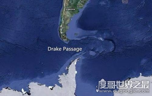 世界上最宽的海峡，德雷克海峡最宽处970千米(也是世界最深海峡)