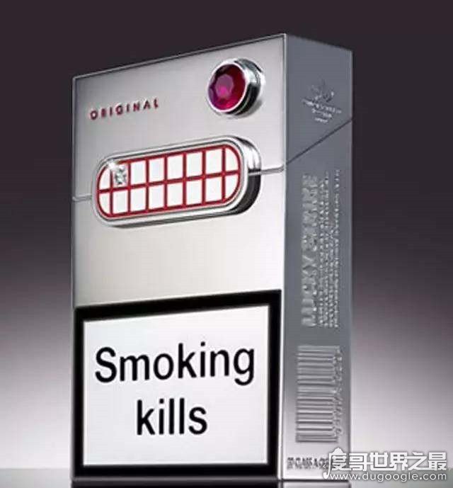 世界上最贵的烟 Luckystrike抽一口烟就上万(售价10万美元)