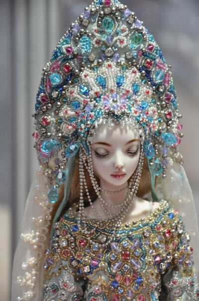 全世界最漂亮的娃娃 被赋予生命的和灵魂的艺术品(陶瓷制作)