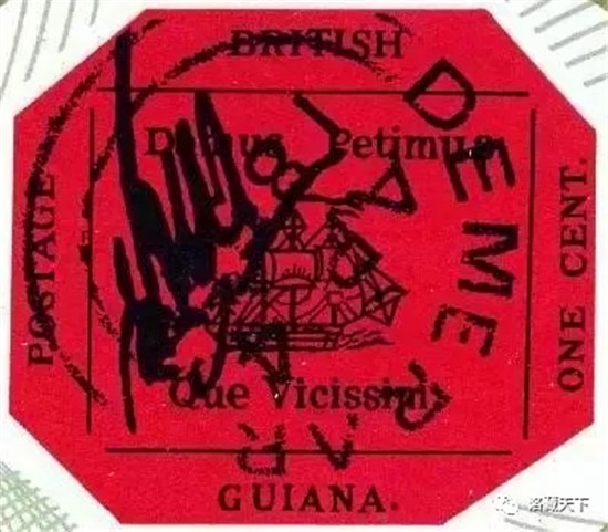 世界上最珍贵的邮票 圭亚那洋红一分邮票价值948万美元(仅一张)