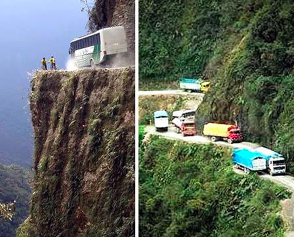 世界上最危险的公路排名 第一名叫死亡之路（位于南美）
